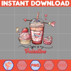 valentine coffee png, valentine coffee png, valentine drinks png, latte drink png, xoxo png, coffee lover, valentine sub