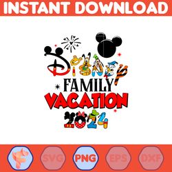 Disney Family Vacation 2024 Png, Family Trip 2024 Sublimation Design, Vacay Mode, Magical Kingdom Png, Trip 2024