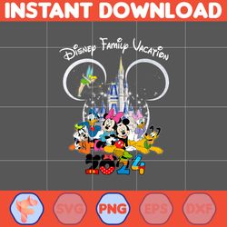 disney family vacation 2024, family trip 2024 sublimation design, magical kingdom png, trip 2024