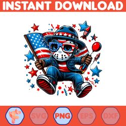 jason voorhees 4th of july png,funny cartoon fourth of july png, cartoon independence day png, 4th of july png