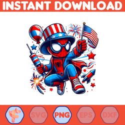 spider man 4th of july png,funny cartoon fourth of july png, cartoon independence day png, 4th of july png