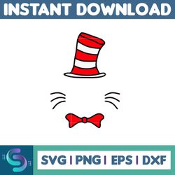 dr seuss svg, cat in the hat svg, dr seuss hat svg, dr seuss thing svg, dr seuss for teachers svg (4)