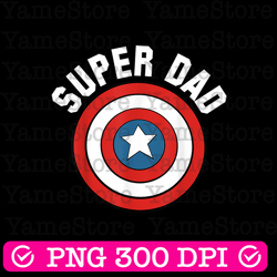 marvel father's day super dad captain america shield best dad daddy father's day