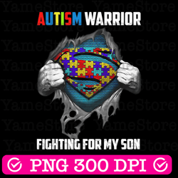 autism warrior fighting for my son autism png, autism awareness png, autism puzzle png