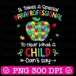 it takes a special teacher to hear what a child cannot say autism awareness, autism png, autism ribbon png