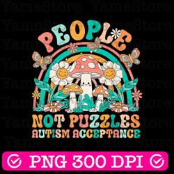 autism awareness acceptance people not puzzles png, autism acceptance rainbow png, autism awareness png