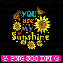 you are my sunshine cute sunflower hot summer graphic png, sunflower png, you are my sunshine png, love png