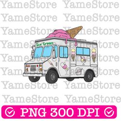 ice cream truck png file | trap house t-shirt digital, graffiti, dtg, sublimation, ice cream man clipart