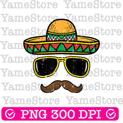 sombrero face cinco de mayo png, mexican fiesta party png, mexican festival png