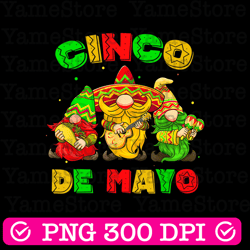 cinco de mayo gnome png, mexican gnome png, gnome clipart, mexico gnomies png, fiesta gnome with tacos