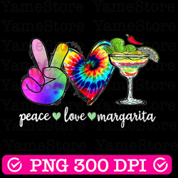 peace love margarita png sublimation file download | tie dye hippie summer design digital | summer vacation