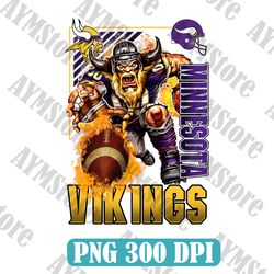 minnesota vikings mascot png, nfl png, american football png, football mascot, sublimation