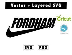 fordham sticker svg and pngfiles for cricut machine , anime svg , manga svg , goku svg