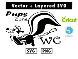 pups zone svg and png files for cricut machine , anime svg , manga svg , goku svg