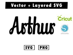 arthur sticker svg and png files for cricut machine , anime svg , manga svg , goku svg