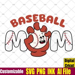 editable baseball mom svg, baseball mom png, baseball mom pdf birthdqy gift, png,cut file,instant download