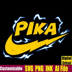 editable pika svg t shirt printable pika png, pika birthday gift, png,cut file,instant download