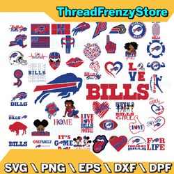 50 files buffalo bills team bundle svg, buffalo bills svg, nfl teams svg, nfl svg, png, dxf, eps, instant download