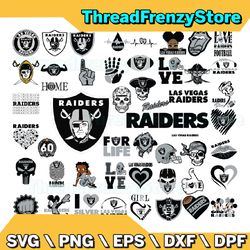 50 files las vegas raiders team bundle svg, las vegas raiders svg, nfl teams svg, nfl svg, png, dxf, eps