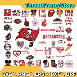 50 files tampa bay buccaneers team bundle svg, tampa bay buccaneers svg, nfl teams svg, nfl svg, png, dxf, eps, instant