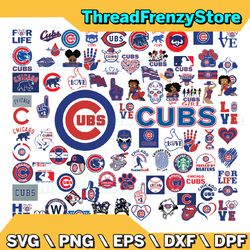 91 files chicago cubs team bundles svg, chicago cubs svg, mlb svg, mlb team svg, mlb svg, png, dxf, eps, jpg