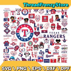 85 files texas rangers team bundles svg, texas rangers svg, mlb team svg, mlb svg, png, dxf, eps, jpg, instant download