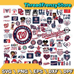 80 files washington nationals team bundles svg, washington nationals svg, mlb team svg, mlb svg, png, dxf, eps, jpg