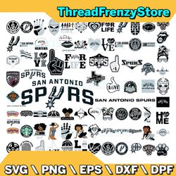 83 files san antonio spurs team bundles svg, san antonio spurs svg, nba teams svg, nba svg, png, dxf, eps