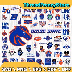 58 files boise state broncos team bundle svg, boise state broncos svg, ncaa teams svg, ncaa svg, png, dxf, eps