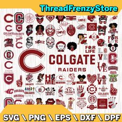 78 files colgate raiders team bundle svg, colgate raiders svg, ncaa teams svg, ncaa svg, png, dxf, eps, instant download