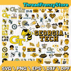 74 files georgia tech yellow jackets team bundle svg, georgia tech yellow jackets svg, ncaa teams svg, ncaa svg, png