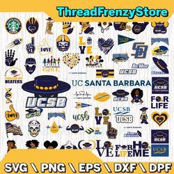 67 files uc santa barbara gauchos team bundle svg, uc santa barbara gauchos svg, ncaa teams svg, ncaa svg, png