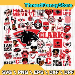 57 files clark atlanta university team bundles svg, clark atlanta university svg, hbcu team svg, mega bundle, designs