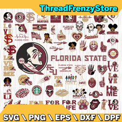 70 files florida state seminoles team bundle svg, florida state seminoles svg, ncaa teams svg, ncaa svg, png, dxf, eps