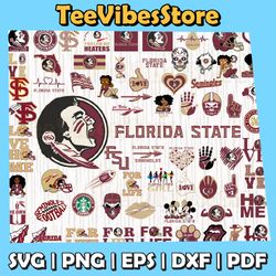 70 files florida state seminoles team bundle svg, florida state seminoles svg, ncaa svg, instant download