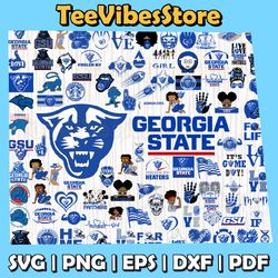 98 files georgia state panthers team bundle svg, georgia state panthers svg, ncaa svg, instant download