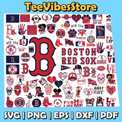 89 files boston red sox team bundles svg, boston red sox svg, mlb team svg, mlb svg, instant download