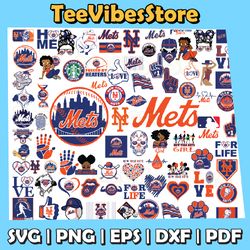 81 files new york mets team bundles svg, new york mets svg, mlb team svg, mlb svg, instant download