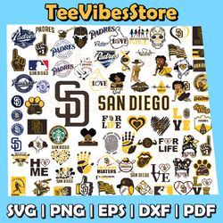 81 files san diego padres team bundles svg, san diego padres svg, mlb team svg, mlb svg, instant download