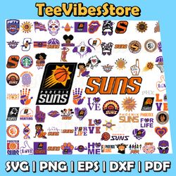 78 files phoenix suns team bundles svg, phoenix suns svg, nba teams svg, nba svg, instant download