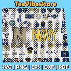 57 files navy midshipmen team bundle svg, navy midshipmen svg, ncaa teams svg, ncaa svg, instant download