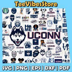 68 files uconn huskies team bundle svg, uconn huskies svg, ncaa teams svg, ncaa svg, instant download