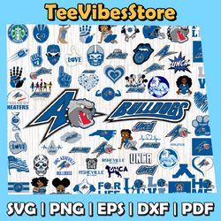 66 files unc asheville bulldogs team bundle svg, unc asheville bulldogs svg, ncaa svg, instant download