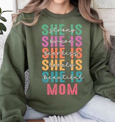 she is mom png, retro mother png, blessed mom png, mom , mom life png, mother's day png, mom png, gift for mom