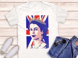 queen elizabeth ii pop art png, rip queen elizabeth ii shirt, queen of england t shirt, rest in peace elizabeth, her maj