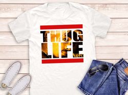 thug life 2pac png, 2pac , 2pac shakur pngs, rap music pngs, music shirt, tupac shirt, vintage tupac shirt