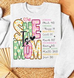 she is mom png, retro mother png, blessed mom png, mom , mom life png, mother's day png, mom png, gift for mom, retro ma