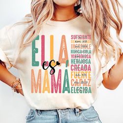 ella es mama png, retro mother png, blessed mom png, spanish mom, mom life png, mother's day png, mom png, gift for mom,
