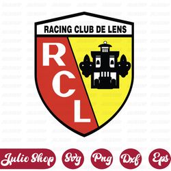 rc lens svg, soccer logo, digital file, logo print, svg for cricut, instant download, cut file, silhouette, clipart