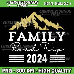 family road trip 2024 png, rv camping summer vacation matching png, beach summer vacation 2024 png, family trip png
